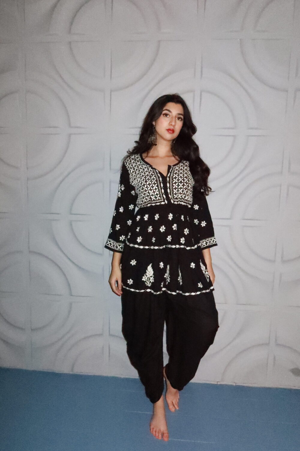 CHIKANKARI KURTI SET