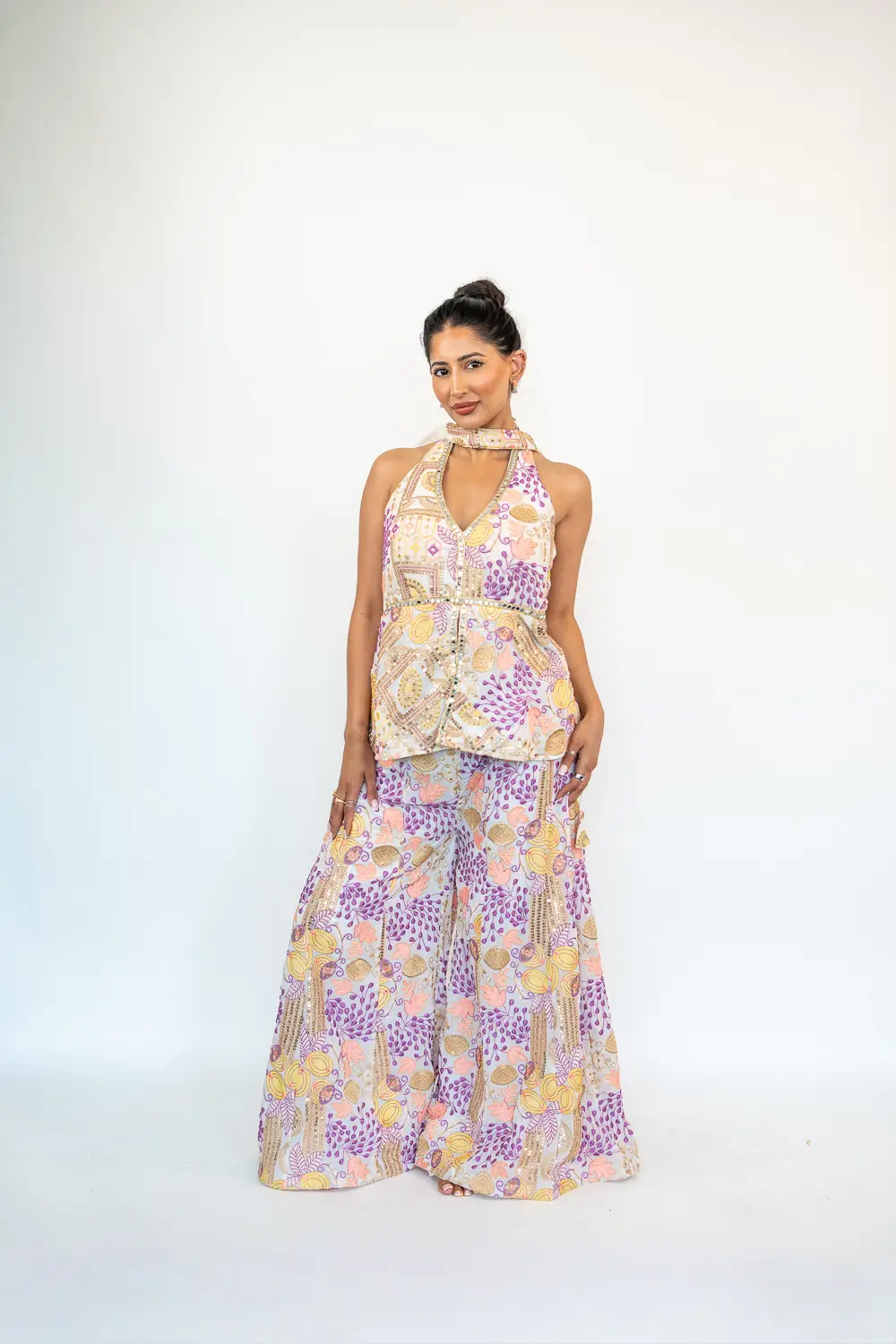 HALTER NECK 3 PIECE SET