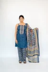 PRINTED BACKLESS 3 PIECE SUIT
